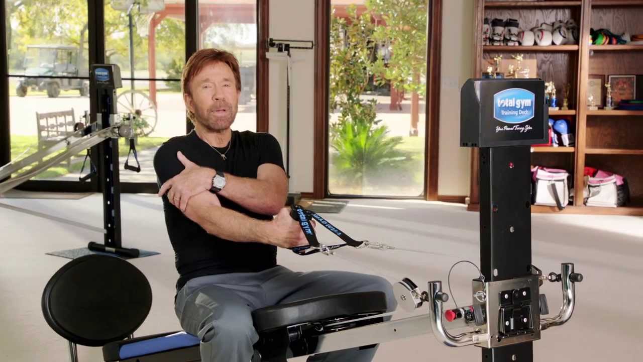 Chuck Norris - Total Gym Tricep Workout Routine